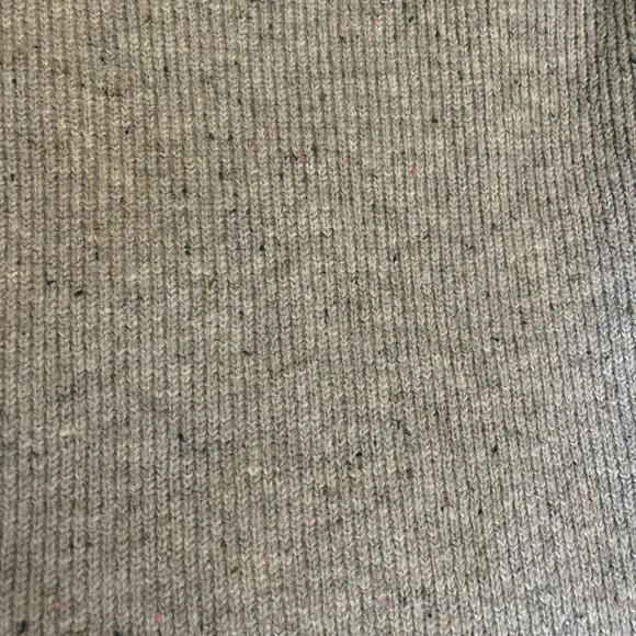 LOFT Gray Sweater Dress with Bow Sleeve Accents - Picture 4 of 8